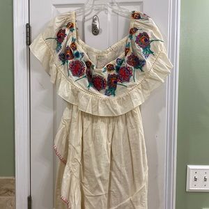 Beautiful soul, plus size , off the shoulder frilly floral dress